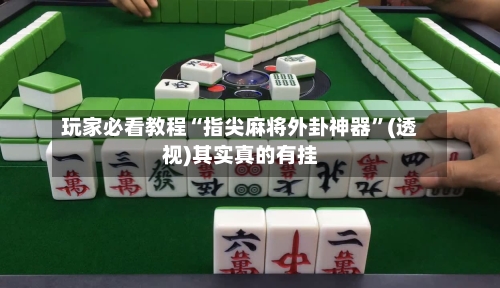 玩家必看教程“指尖麻将外卦神器	”(透视)其实真的有挂-第2张图片