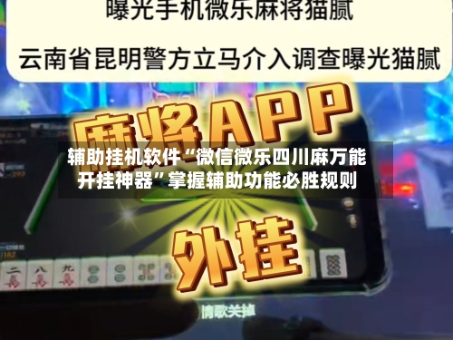 辅助挂机软件“微信微乐四川麻万能开挂神器”掌握辅助功能必胜规则-第3张图片