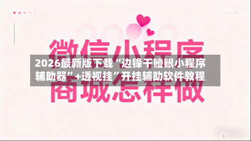 2026最新版下载“边锋干瞪眼小程序辅助器”+透视挂”开挂辅助软件教程-第3张图片