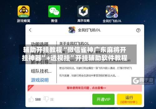 辅助开挂教程“微信雀神广东麻将开挂神器”+透视挂”开挂辅助软件教程-第2张图片