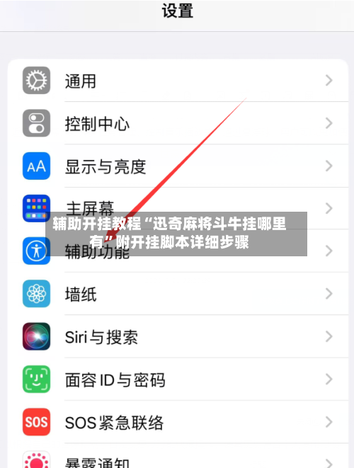 辅助开挂教程“迅奇麻将斗牛挂哪里有	”附开挂脚本详细步骤-第3张图片