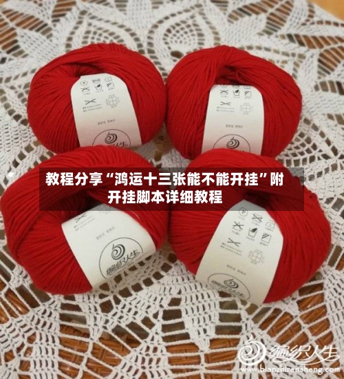 教程分享“鸿运十三张能不能开挂”附开挂脚本详细教程-第2张图片