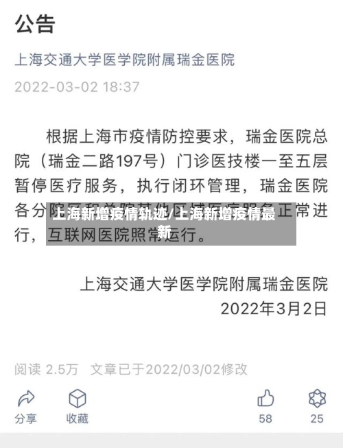 上海新增疫情轨迹/上海新增疫情最新-第3张图片