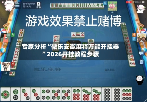 专家分析“微乐安徽麻将万能开挂器”2026开挂教程步骤-第2张图片