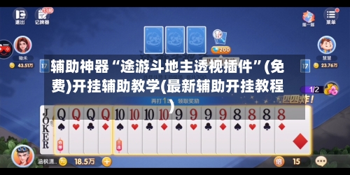 辅助神器“途游斗地主透视插件”(免费)开挂辅助教学(最新辅助开挂教程)