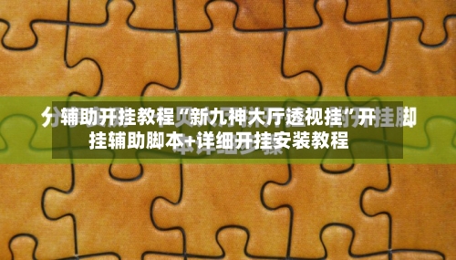 辅助开挂教程“新九神大厅透视挂”开挂辅助脚本+详细开挂安装教程-第2张图片