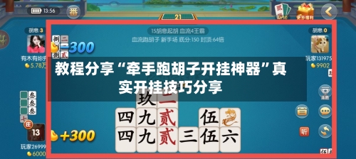 教程分享“牵手跑胡子开挂神器”真实开挂技巧分享-第2张图片