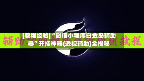 [教程经验]“微信小程序白金岛辅助器	”开挂神器{透视辅助}全揭秘-第2张图片