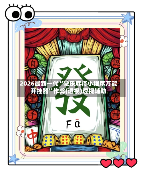 2026最新一代“微乐麻将小程序万能开挂器	”作弊(透视)透视辅助-第2张图片