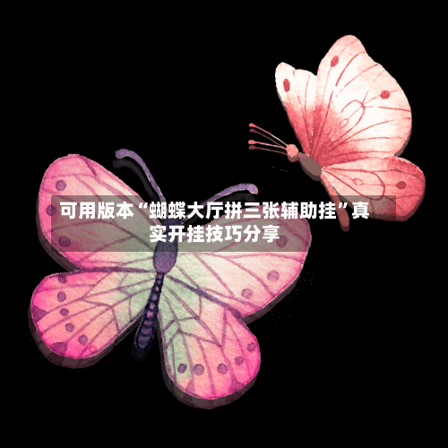 可用版本“蝴蝶大厅拼三张辅助挂”真实开挂技巧分享