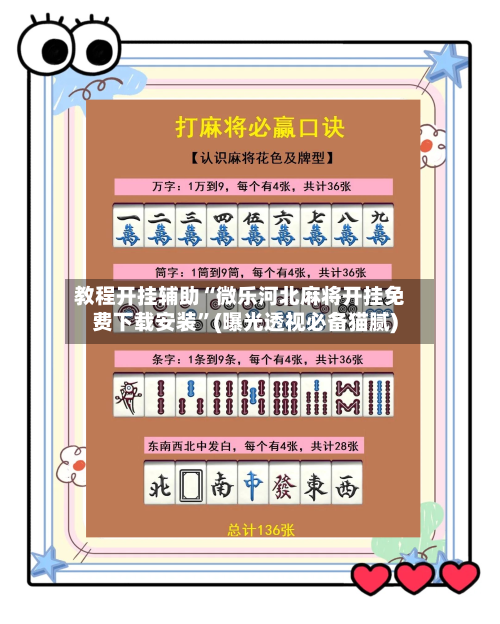 教程开挂辅助“微乐河北麻将开挂免费下载安装	”(曝光透视必备猫腻)-第2张图片