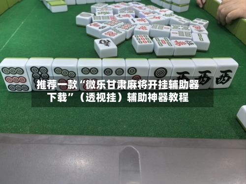 推荐一款“微乐甘肃麻将开挂辅助器下载”（透视挂）辅助神器教程