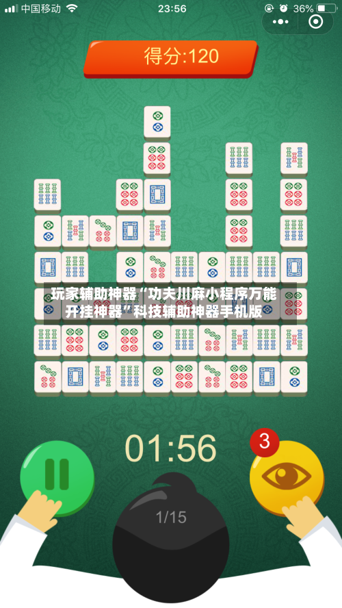 玩家辅助神器“功夫川麻小程序万能开挂神器	”科技辅助神器手机版-第2张图片