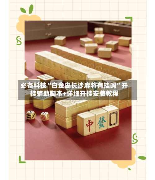 必备科技“白金岛长沙麻将有挂吗	”开挂辅助脚本+详细开挂安装教程-第2张图片