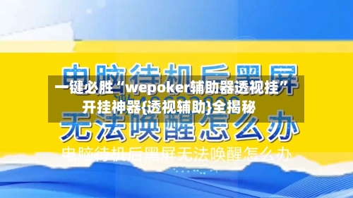 一键必胜“wepoker辅助器透视挂”开挂神器{透视辅助}全揭秘-第3张图片