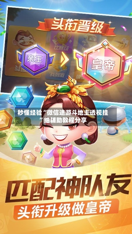 秒懂经验“微信途游斗地主透视挂”细辅助教程分享-第2张图片