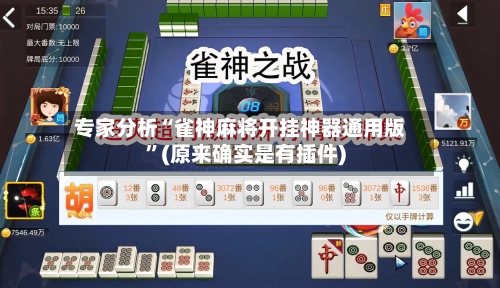 专家分析“雀神麻将开挂神器通用版	”(原来确实是有插件)-第2张图片