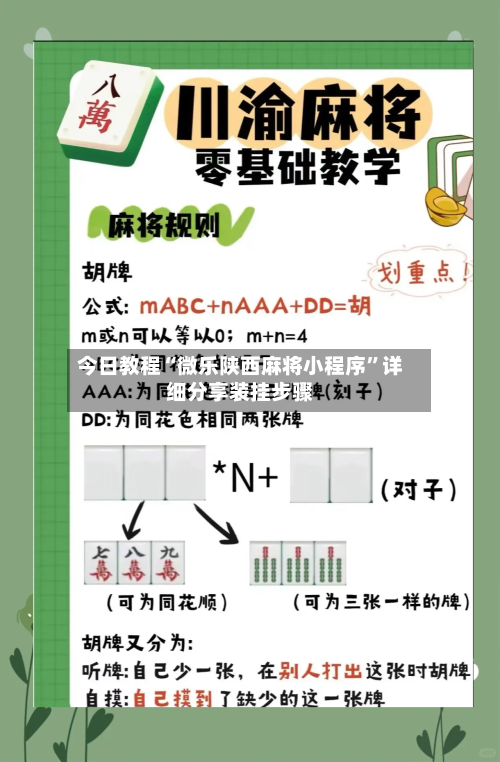 今日教程“微乐陕西麻将小程序”详细分享装挂步骤-第3张图片
