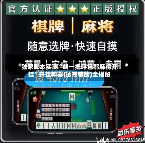 独家脚本实测“胡一把呼包鄂麻将开挂	”开挂神器{透视辅助}全揭秘-第3张图片