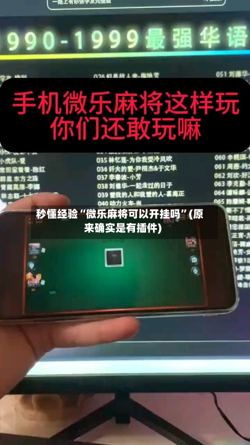 秒懂经验“微乐麻将可以开挂吗”(原来确实是有插件)