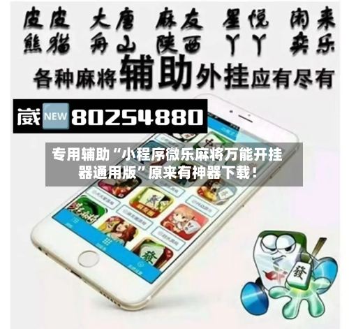 专用辅助“小程序微乐麻将万能开挂器通用版	”原来有神器下载！-第3张图片