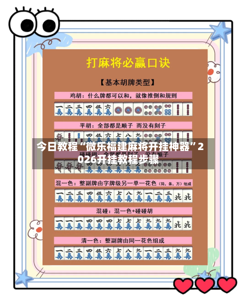 今日教程“微乐福建麻将开挂神器”2026开挂教程步骤-第2张图片