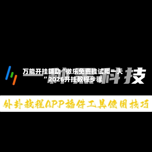 万能开挂辅助“微乐免费挂试用一天”2026开挂教程步骤-第2张图片