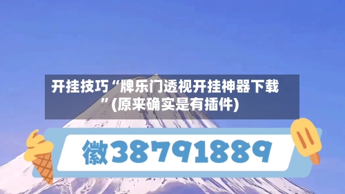 开挂技巧“牌乐门透视开挂神器下载”(原来确实是有插件)-第2张图片