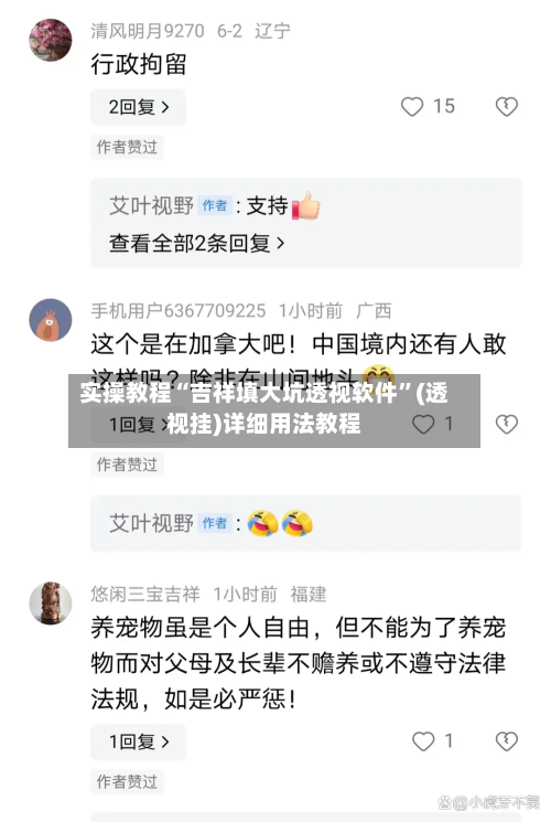 实操教程“吉祥填大坑透视软件”(透视挂)详细用法教程