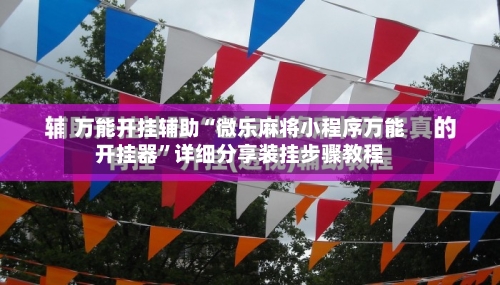 万能开挂辅助“微乐麻将小程序万能开挂器”详细分享装挂步骤教程-第3张图片