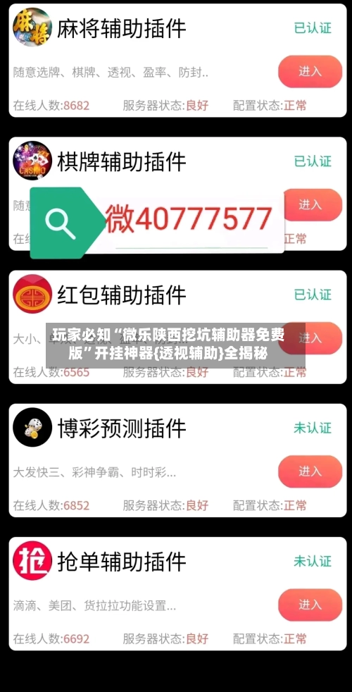 玩家必知“微乐陕西挖坑辅助器免费版	”开挂神器{透视辅助}全揭秘-第3张图片