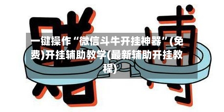 一键操作“微信斗牛开挂神器”(免费)开挂辅助教学(最新辅助开挂教程)-第2张图片