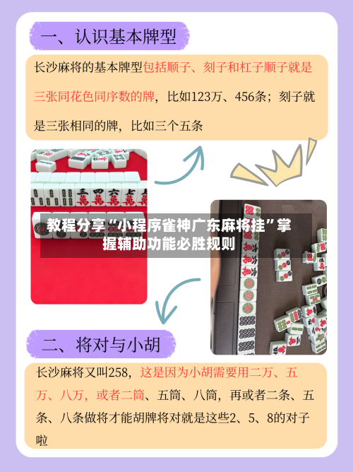教程分享“小程序雀神广东麻将挂	”掌握辅助功能必胜规则-第3张图片