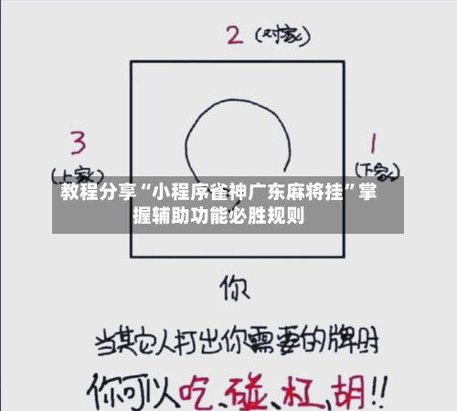 教程分享“小程序雀神广东麻将挂”掌握辅助功能必胜规则-第2张图片