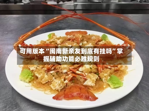 可用版本“闽南新亲友到底有挂吗	”掌握辅助功能必胜规则-第3张图片