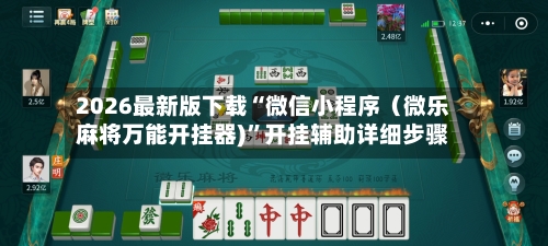 2026最新版下载“微信小程序（微乐麻将万能开挂器)”开挂辅助详细步骤-第2张图片
