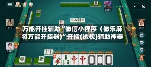 万能开挂辅助“微信小程序（微乐麻将万能开挂器)”开挂(透视)辅助神器-第3张图片
