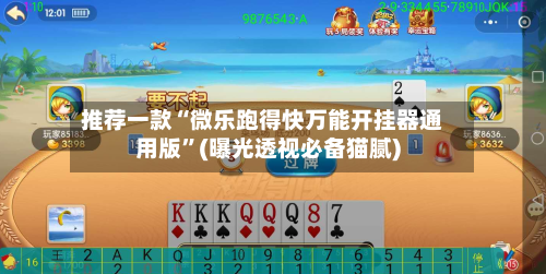 推荐一款“微乐跑得快万能开挂器通用版	”(曝光透视必备猫腻)-第3张图片