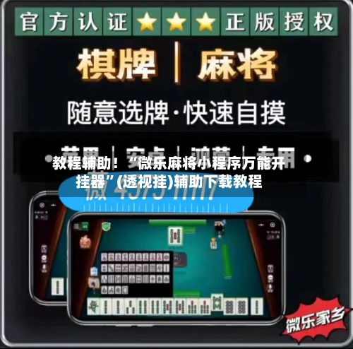 教程辅助！“微乐麻将小程序万能开挂器”(透视挂)辅助下载教程-第2张图片