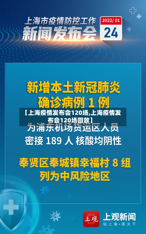 【上海疫情发布会120场,上海疫情发布会120场回放】-第2张图片