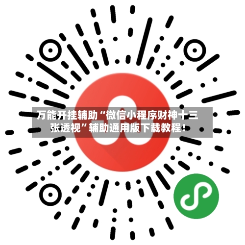 万能开挂辅助“微信小程序财神十三张透视”辅助通用版下载教程！-第2张图片