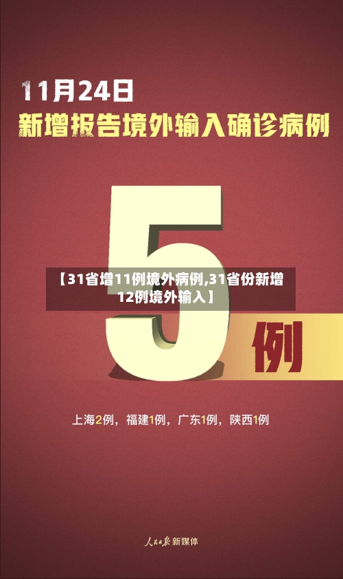 【31省增11例境外病例,31省份新增12例境外输入】