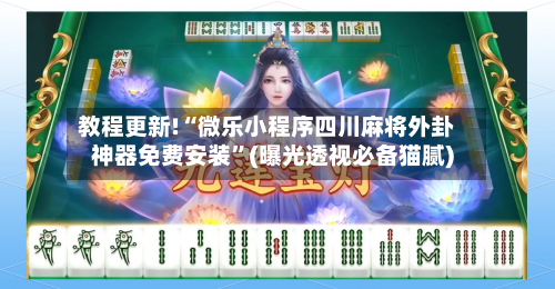 教程更新!“微乐小程序四川麻将外卦神器免费安装”(曝光透视必备猫腻)-第2张图片