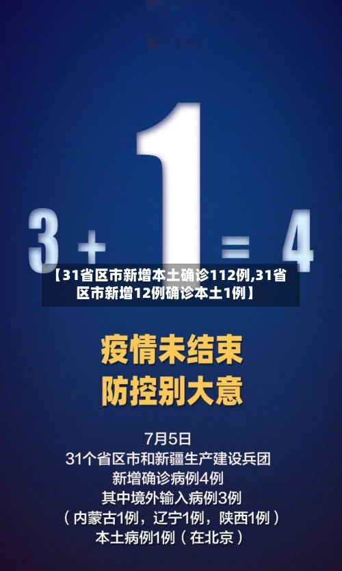 【31省区市新增本土确诊112例,31省区市新增12例确诊本土1例】-第3张图片