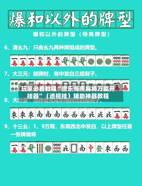 玩家必看教程“微乐海南麻将万能开挂器	”（透视挂）辅助神器教程-第2张图片