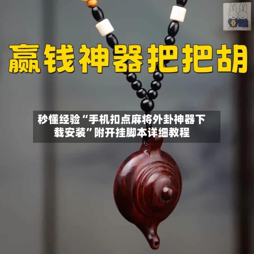 秒懂经验“手机扣点麻将外卦神器下载安装”附开挂脚本详细教程-第2张图片
