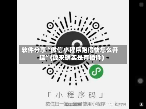 软件分享“微信小程序跑得快怎么开挂”(原来确实是有插件)-第3张图片