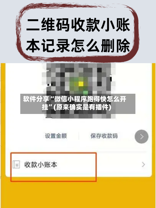 软件分享“微信小程序跑得快怎么开挂	”(原来确实是有插件)-第2张图片