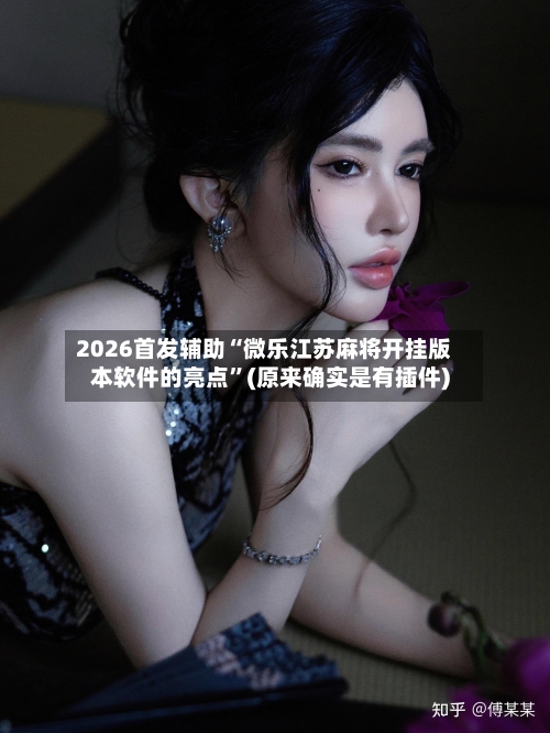 2026首发辅助“微乐江苏麻将开挂版本软件的亮点	”(原来确实是有插件)-第2张图片