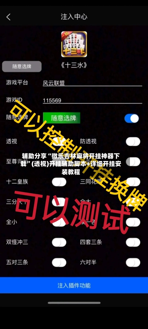 辅助分享“微乐吉林麻将开挂神器下载”(透视)开挂辅助脚本+详细开挂安装教程-第2张图片